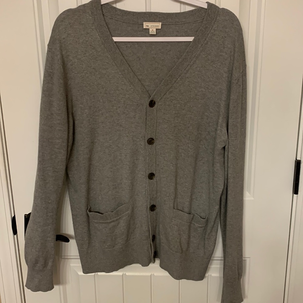 Medium Grey Cashmere GAP Cardigan
